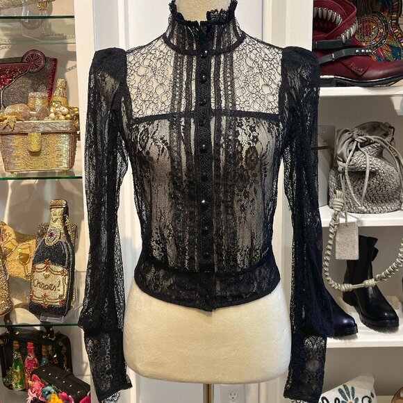 Byron Lars Tops - VICTORIAN LACE